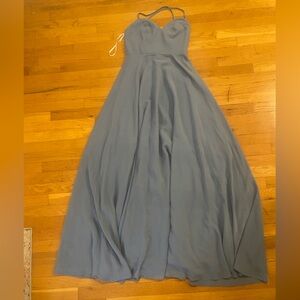 Blue Bridemaid Dress